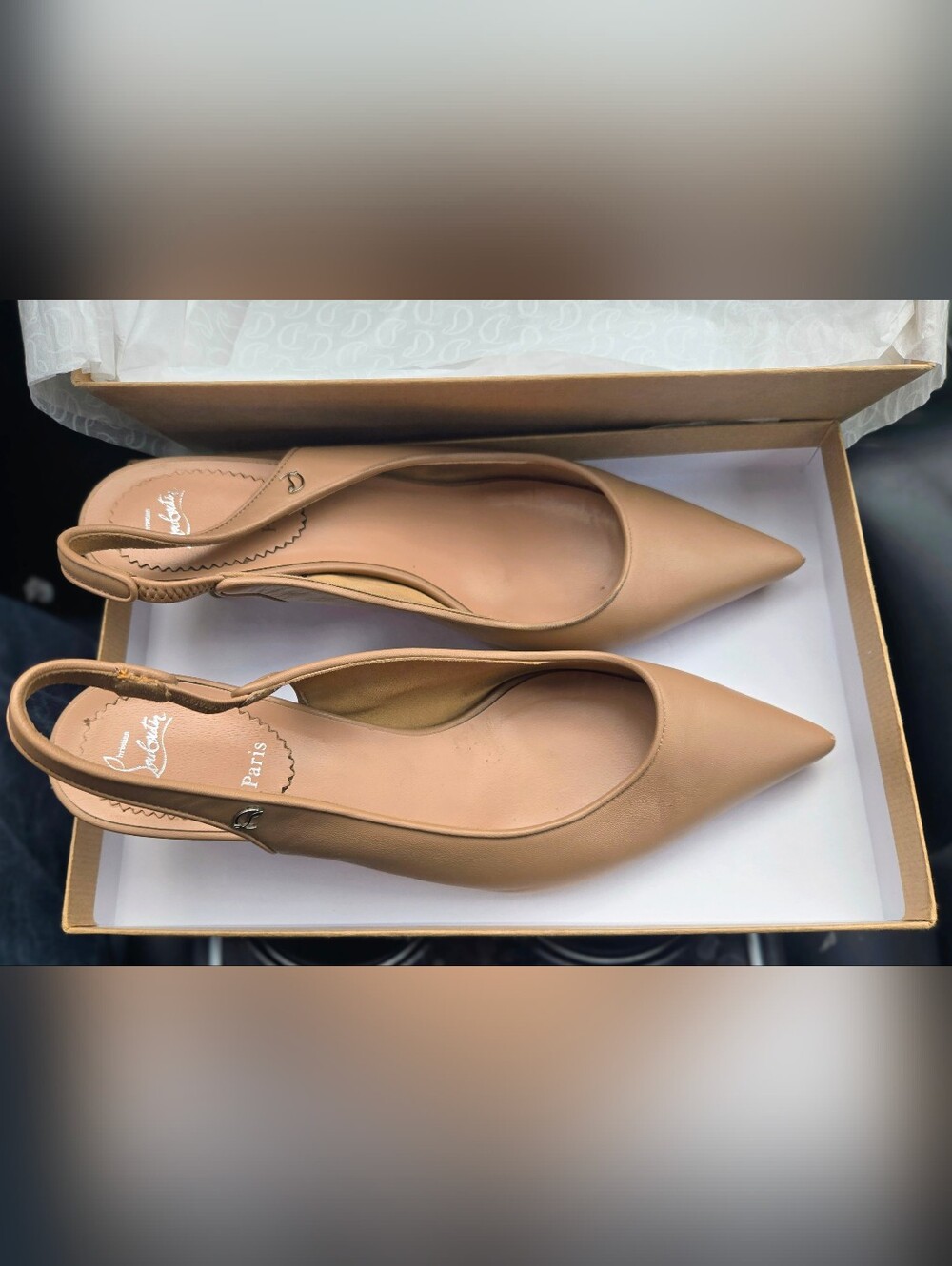 Christian Louboutin Sporty Kate Slingback Heels 39 - Picture 2 of 6